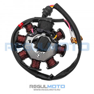Статор генератора DC CDI ZS172FMM/165FMM/167FMM/ ZS174/ ZS170 (5 проводов) +