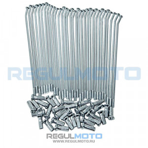 Спицы KTM, Holeshot, Crosstrec, Legend 21" (225х165х4, 217х165х4) комплект 36шт (Серебро, , 336252-1