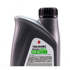 Присадка моторная полусинтетическая 4-х тактная 1 л. Takayama Mototec 3000 4T SAE 10W-40 A