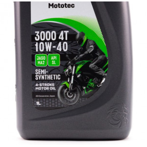 Присадка моторная полусинтетическая 4-х тактная 1 л. Takayama Mototec 3000 4T SAE 10W-40 A