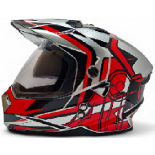 Шлем AiM JK802S Red/Grey/Black, L