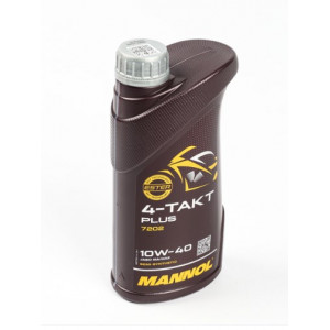 Присадка моторная П/синт 7202 MANNOL 4-Takt Plus 10W-40 JASO MA/MA2 SL (1л.)
