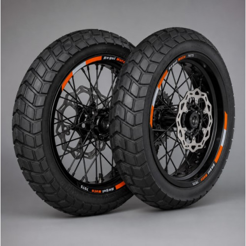 Колеса МОТАРД комп-т Crosstrec, Legend, Holeshot (диски алюм. с шиной 120/70-17,150/70-17, зв.520-40
