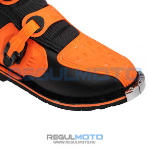 Защита голени RYO Racing MX3, оранжевый/черный (Оранжевый/ черный, 43)