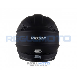 Шлем KIOSHI Holeshot 803 кроссовый (Черный матовый, L)