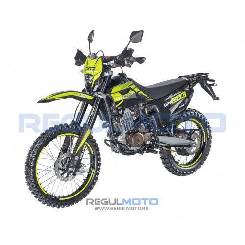 Мотоцикл Regulmoto Sport-003 PR 300 6 передач с ПТС Зеленый/Черный 2025г.