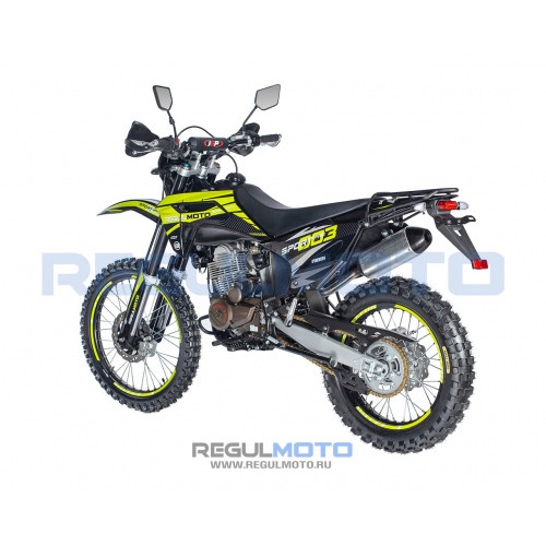 Мотоцикл Regulmoto Sport-003 PR 300 6 передач с ПТС Зеленый/Черный 2025г.