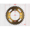 Венец, звезда ведомая (420-36) SFR PIT BIKE 125-190 4х92х76