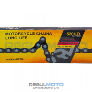 Цепь приводная REGULMOTO 520UO-120L сальниковая O-Ring