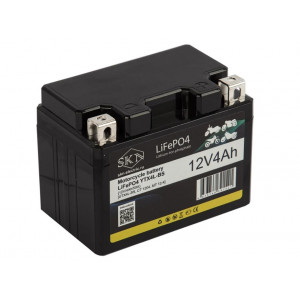 Аккумулятор для мототехники SKN LiFePO4 YTX4L-BS (12V/4Ah/50A) [UTX4L-BS, CT1204, MT 12-4]
