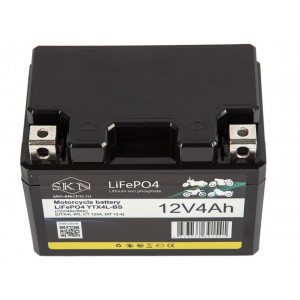 Аккумулятор для мототехники SKN LiFePO4 YTX4L-BS (12V/4Ah/50A) [UTX4L-BS, CT1204, MT 12-4]