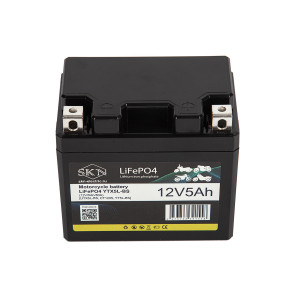 Аккумулятор для мототехники SKN LiFePO4 YTX5L-BS (12V/5Ah/80A) [UTX5L-BS,CT1205, YT5L-BS]