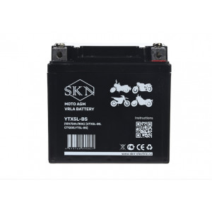 Аккумулятор стартерный для мототехники SKN YTX5L-BS (12V/5Ah/80A) [UTX5L-BS, CT1205, YT5L-BS]