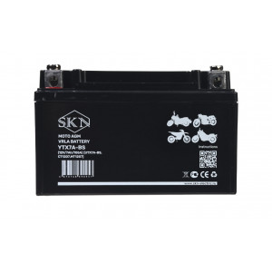 Аккумулятор стартерный для мототехники SKN YTX7A-BS (12V/7Ah/105A) [UTX7A-BS, CT 1207, MT 1207]
