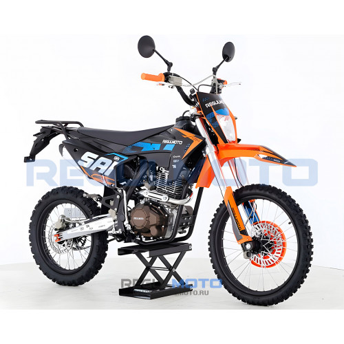 Мотоцикл Regulmoto SAI 200 с ПТС Черный/Оранжевый 2025г.