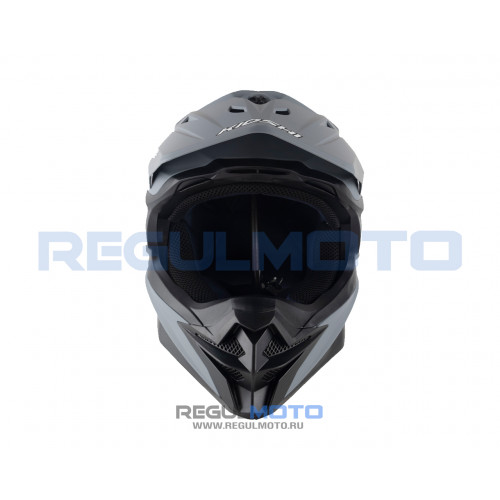 Шлем KIOSHI Holeshot 803 кроссовый (Серый матовый, L)