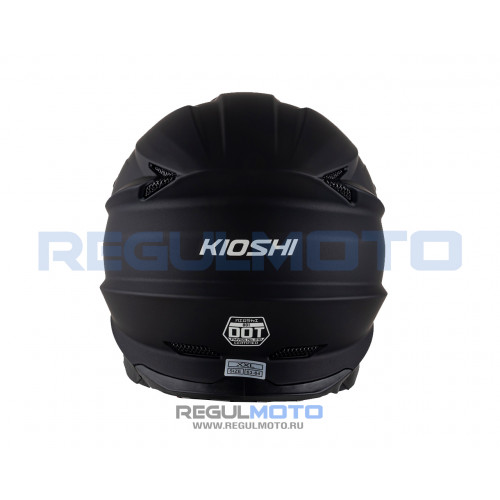 Шлем KIOSHI Holeshot 803 кроссовый (Черный матовый, M)