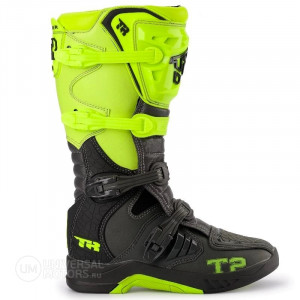 защита голени TIGER T2 (Черный/ лайм, 44)