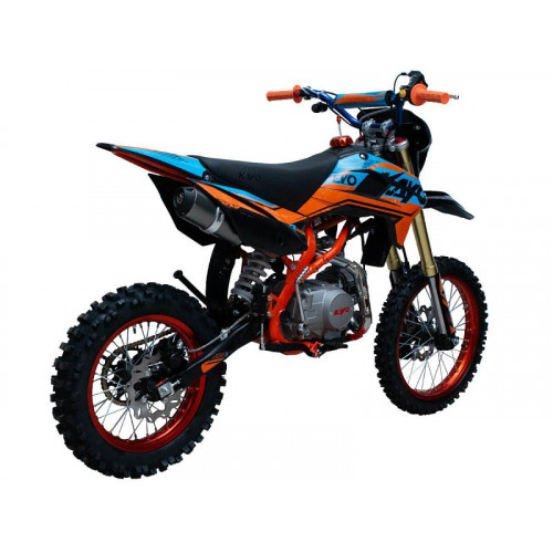 Питбайк KAYO EVOLUTION K125EM 17/14 KRZ (механ. сцепл., эл. стартер 2024 г.) (, заводская упаковка,